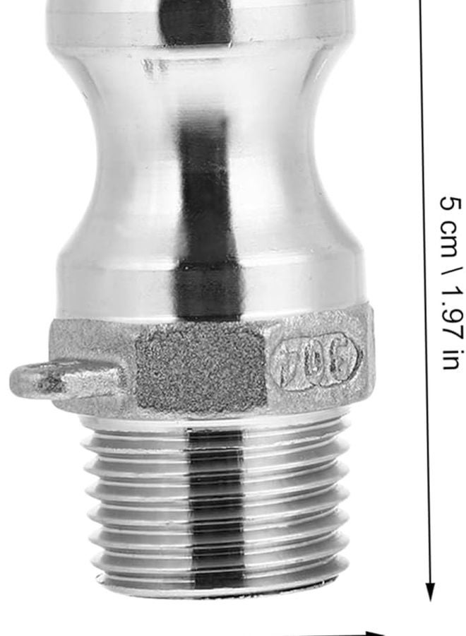 Balacoo 2 Pack Stainless Steel Camlock Hose Fittings Adapter for IBC Tote and Garden - Image 2